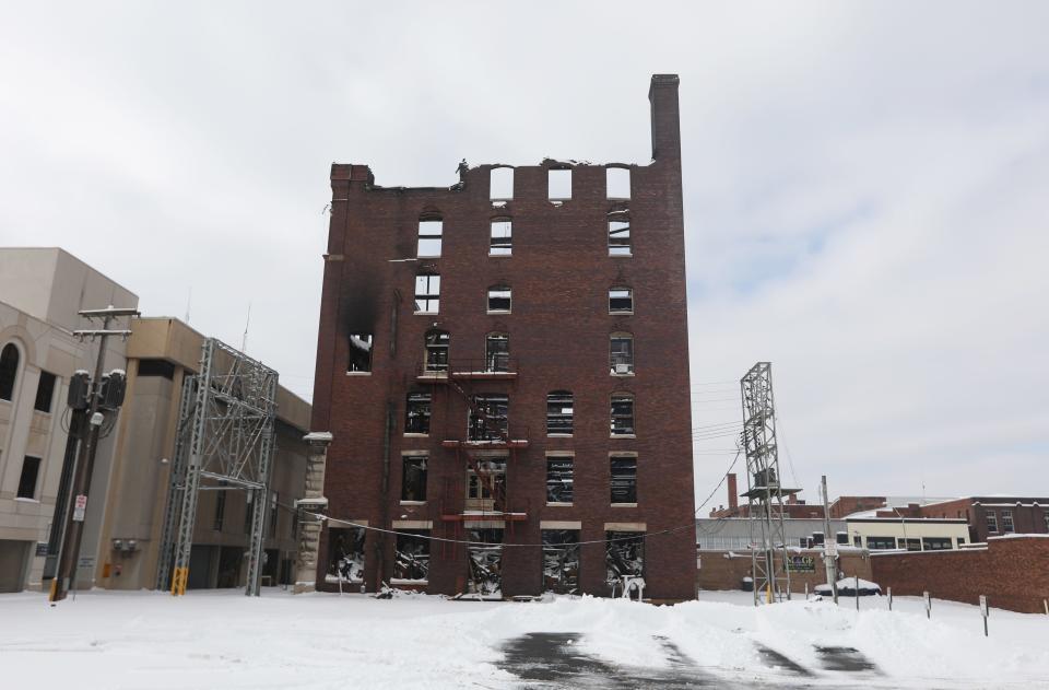 Demolition on the Masonic Temple will likely begin Thursday. Maple Leaf Demolition has been hired to take down what remains of the nearly 120-year-old historic building after a fire destroyed it Jan. 6.