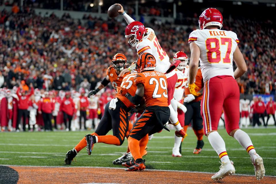 The Cincinnati Bengals vs. Kansas City Chiefs AFC Championship Game on Sunday can be seen on CBS.