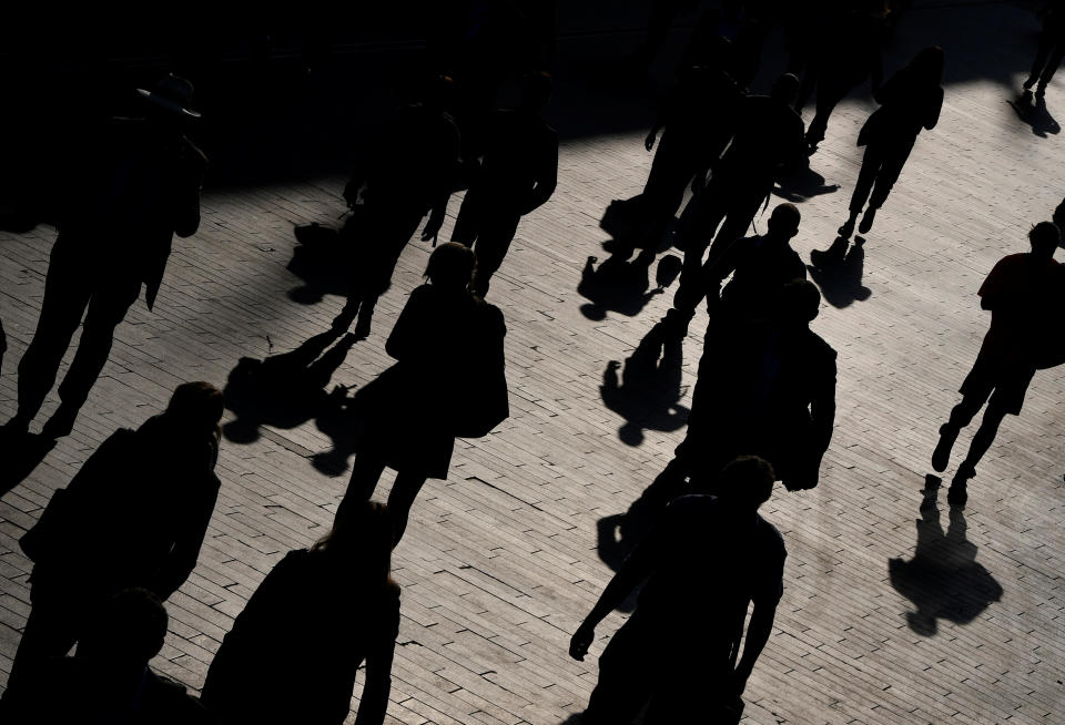 unemployment  Workers are seen walking along the Southbank during the morning rush-hour in London, Britain, September 6, 2018. REUTERS/Toby Melville