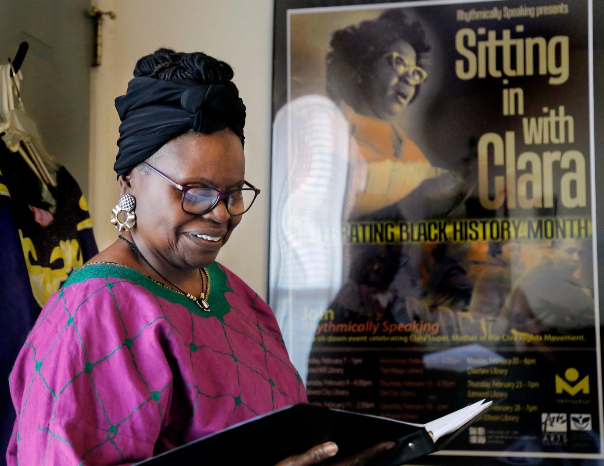 Oklahoma artist DWe Williams is seen in 2018 as she and her theater group prepare for a new production.