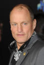 Woody Harrelson, 50, plays Haymitch Abernathy, winner of the 50th Hunger Games, in the film. Abernathy is a mentor to the District 12 tributes as a former Games champion but is often drunk, a portrayal befitting the role that made Harrelson famous, as the bartender “Woody” from the classic TV sitcom “Cheers.” (Jason Merritt/Getty Images)