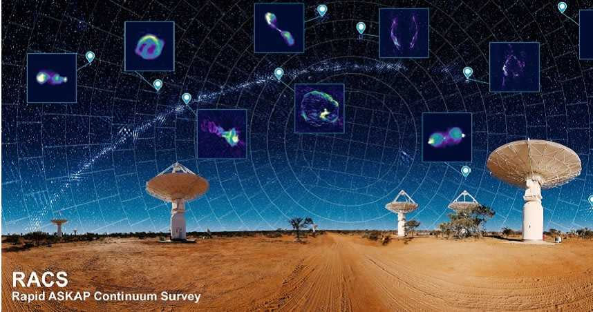 澳洲科學機構CSIRO成功繪製出宇宙Google地圖。（圖／翻攝自澳洲科學機構CSIRO）