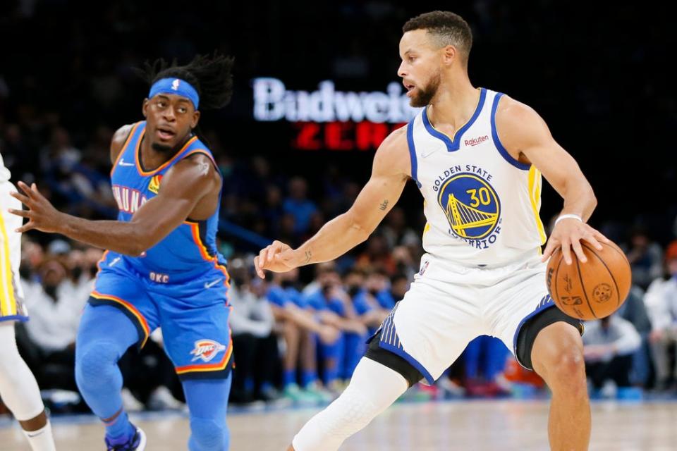 DEP-BAS WARRIORS-THUNDER (AP)