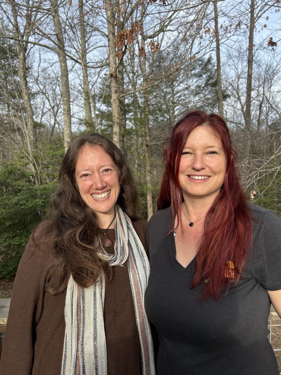 Pictured at left is Dana Brown, Woodson Branch Nature School programs director, and Debbie DeLisle, the school's executive director.