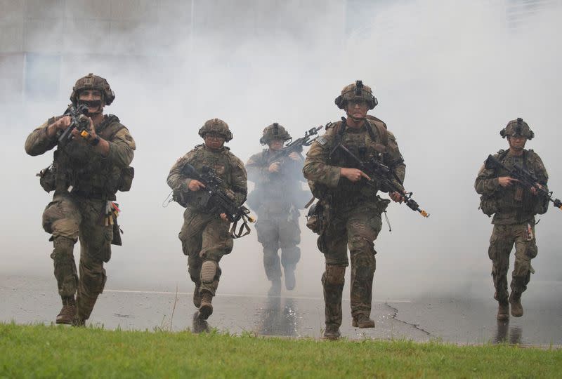 FILE PHOTO: South Korea and USA Ulchi Freedom Shield (UFS) exercises in Paju