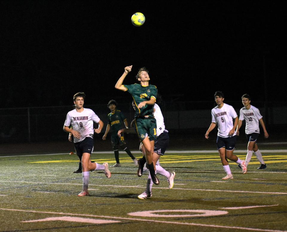 Jupiter soccer played against Benjamin in an entertaining 1-1 tie during the regular season on Jan. 16, 2024.