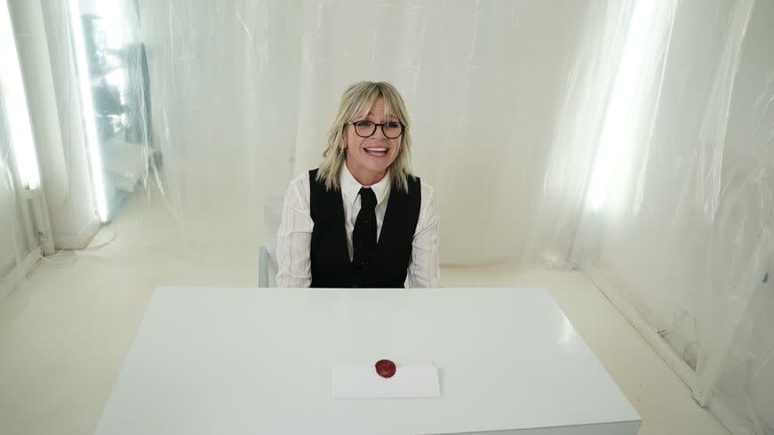 Zoe Ball was one of the stars of the festive Taskmaster. (Channel 4)