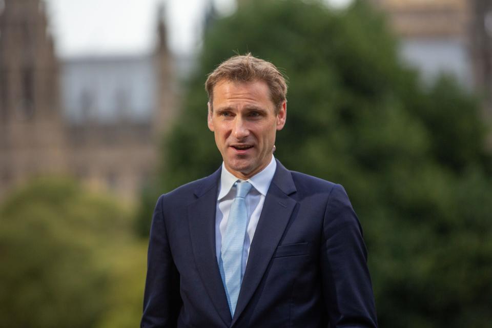 London, England, UK. 31st Aug, 2023. Minister for Crime, Policing and Fire CHRIS PHILP is seen in Westminster as he appears on TV breakfast shows. (Credit Image: © Tayfun Salci/ZUMA Press Wire) EDITORIAL USAGE ONLY! Not for Commercial USAGE!