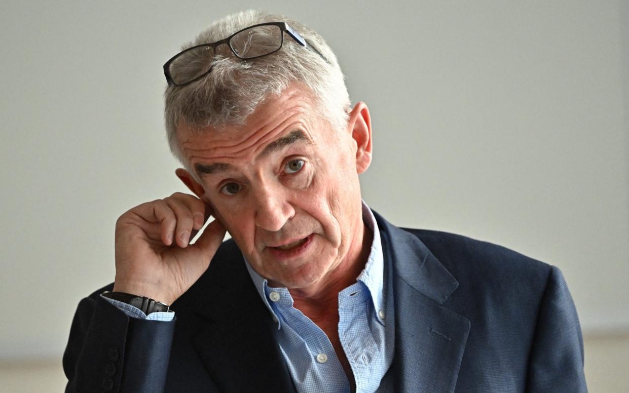 Michael O'Leary, chief executive of Irish budget airline Ryanair