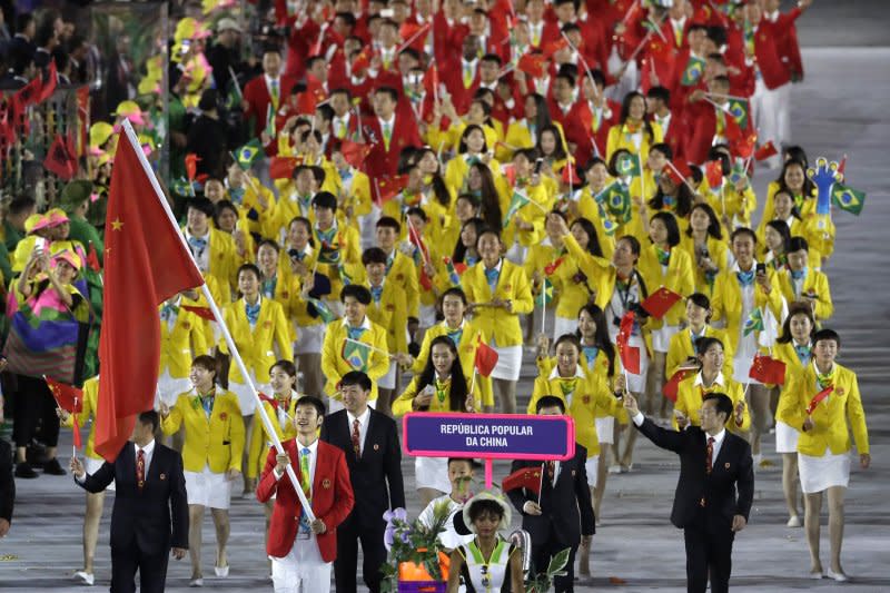 中國派出超過400人大軍參加奧運。（美聯社）