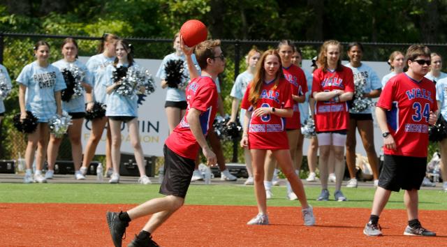 Inclusive kickball game held at Toms River's Field of Dreams