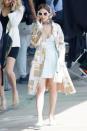 <p>Lily Collins heads back in front of the camera to film season 2 of <em>Emily in Paris</em> on Monday in the South of France.</p>