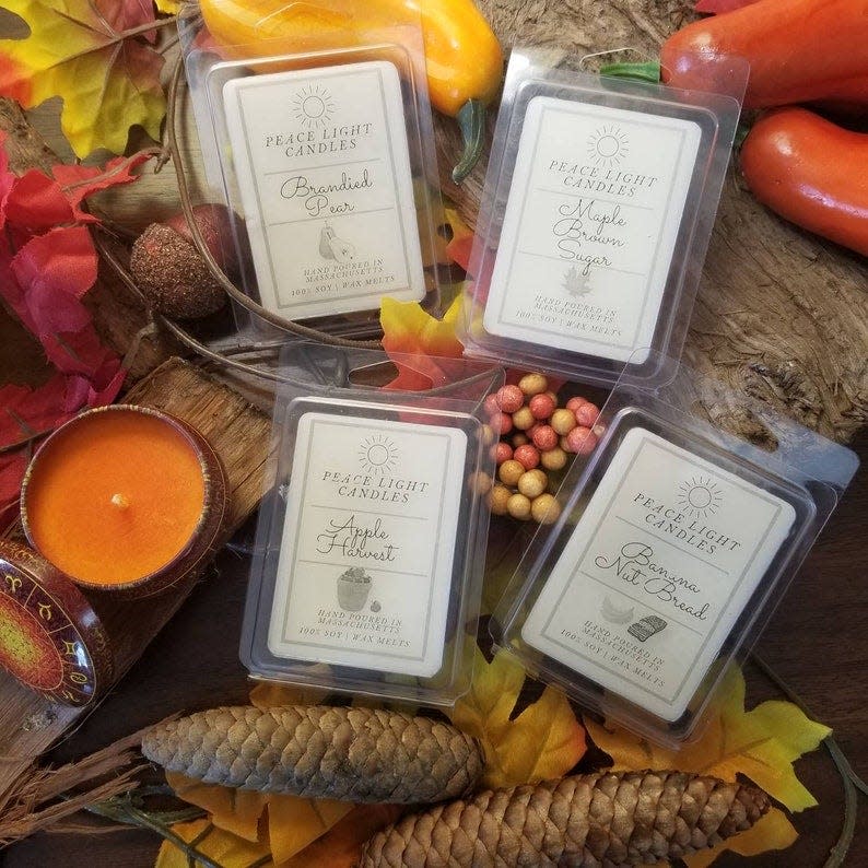 PeaceLightApothecary sells everything from natural, handmade soaps to body scrubs, lip balms and wax melts.