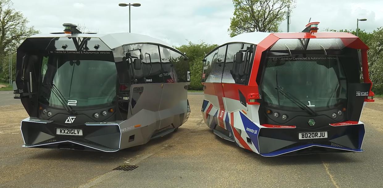The shuttles could one day join the UK’s public transport network (Greater Cambridge Partnership/Aurrigo)