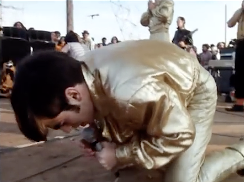 Sha Na Na performing "Teen Angel" at Woodstock 1969. (Photo: YouTube)