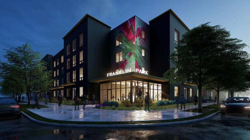 The Franklin boasts 184 units that are mostly intended for people earning 60% or below the Boise area median income. That income $42,780 for a couple.
