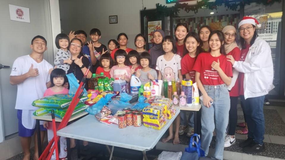 The Mindzallera team brought joy to the children of Yayasan Sunbeams Home with a day filled with memorable activities. — Picture courtesy of Mindzallera.