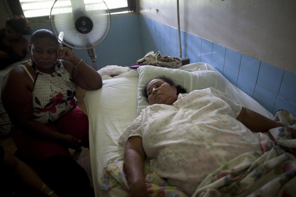 Hilda Lezama rests while recovering in a public hospital from the wounds caused during an attack involving U.S. helicopters in Ahuas, Mosquitia region, Honduras, Monday, May 21, 2012. On Friday May 11, a joint Honduran-U.S. drug raid, on a helicopter mission with advisers from the DEA, appears to have mistakenly targeted civilians in the remote jungle area, killing four riverboat passengers and injuring four others. Later, according to villagers, Honduran police narcotics forces and men speaking English spent hours searching the small town of Ahuas for a suspected drug trafficker.(AP Photo/Rodrigo Abd)