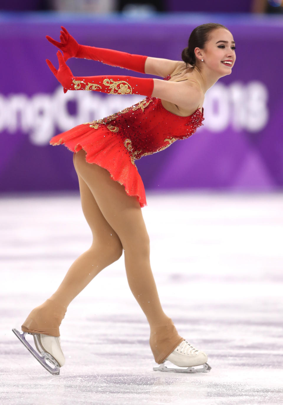 Ladies figure skating event