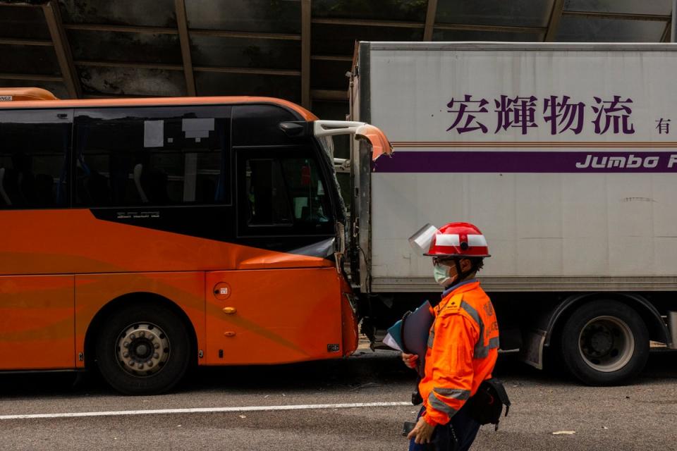 HONG KONG-CHOQUE (AP)