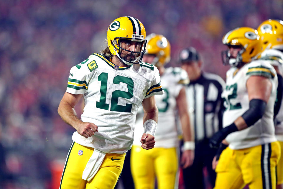  Aaron Rodgers and the Green Bay Packers have covered the spread in their last nine games. (Mark J. Rebilas/USA TODAY Sports)