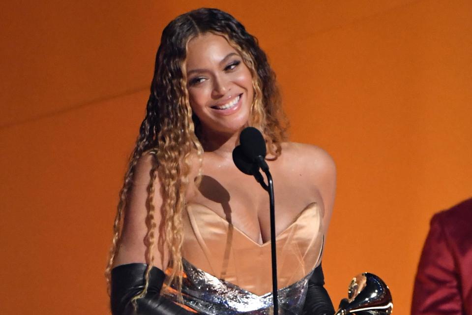 Beyoncé accepts the Best Dance/Electronic Music Album award for “Renaissance” onstage during the 65th GRAMMY Awards