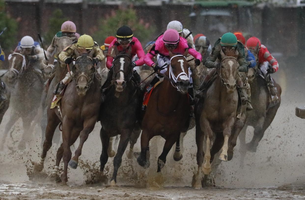 The Final turn of Saturday's Kentucky Derby remains steeped in controversy. (AP)