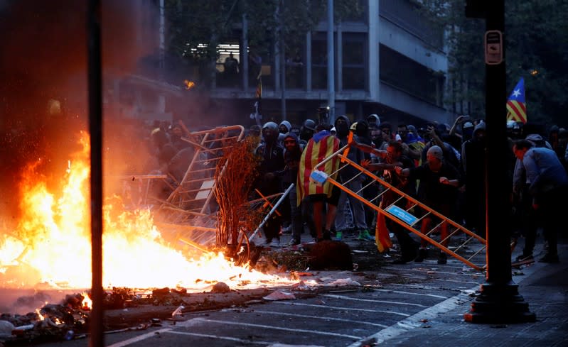 Catalonia's general strike