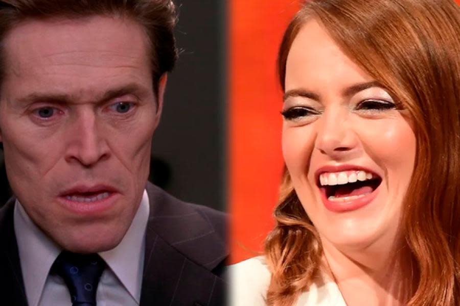 Emma Stone golpeó 20 veces a Willem Dafoe durante la filmación de la nueva cinta de Yorgos Lanthimos