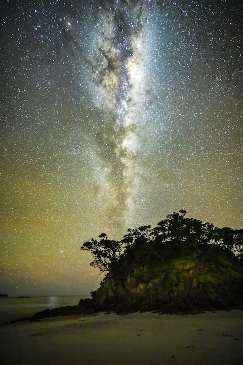 The Milky Way, seen from Great Barrier - Credit: The Renegade Peach Project/Mark Russell