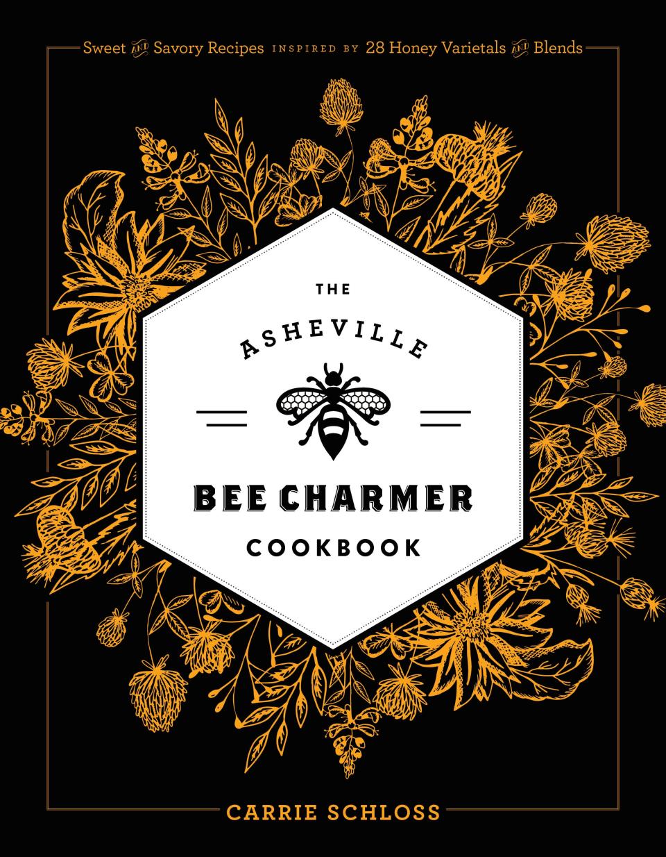 The Asheville Bee Charmer Cookbook is available at The Asheville Bee Charmer store, which also carries a number of honey- and pollinator-related retail goods, for a bee-themed holiday package.