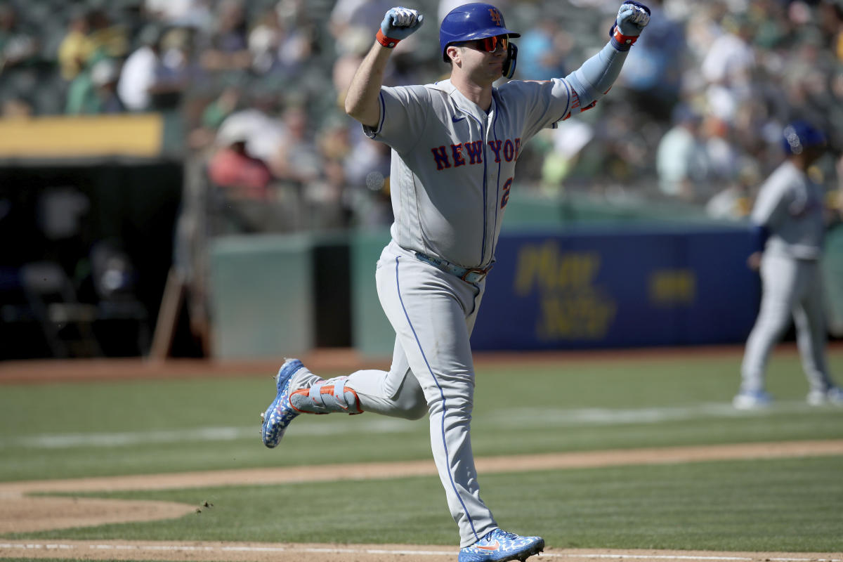 Scherzer cruises, Alonso drives in 5 as Mets beat Phillies – KXAN