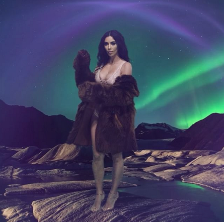 Kim Kardashian in Love Advent