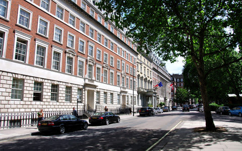 Grosvenor Square, where the freehold is owned by the Grosvenor Estate - Credit: Alamy