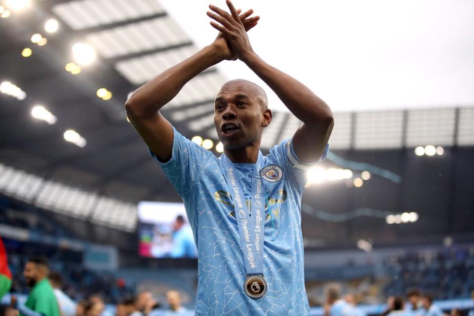 Fernandinho will bring his Manchester City career to an end on Sunday (Carl Recine/PA) (PA Wire)