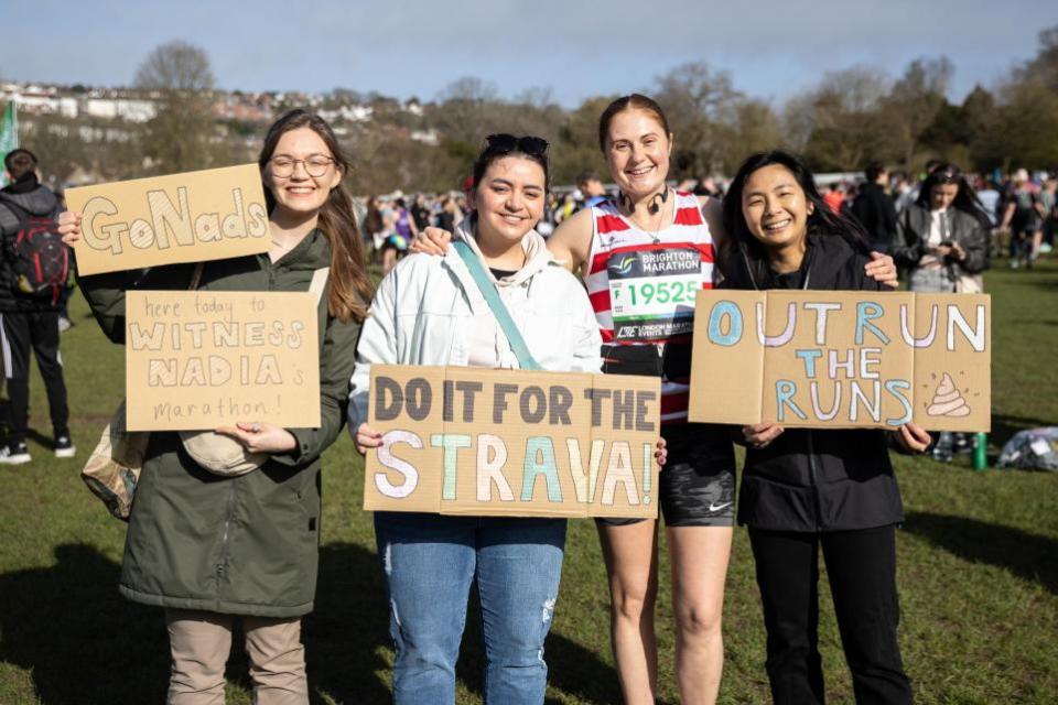 The Argus: Nadia Morris, second from right, and her friends