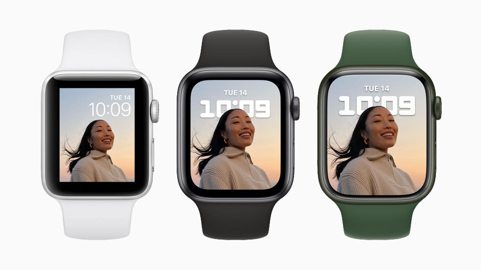 Apple Watch 7 display