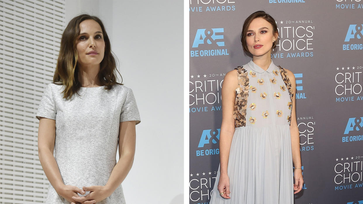 Famous Doppelgangers: Natalie Portman and Keira Knightley (Getty)