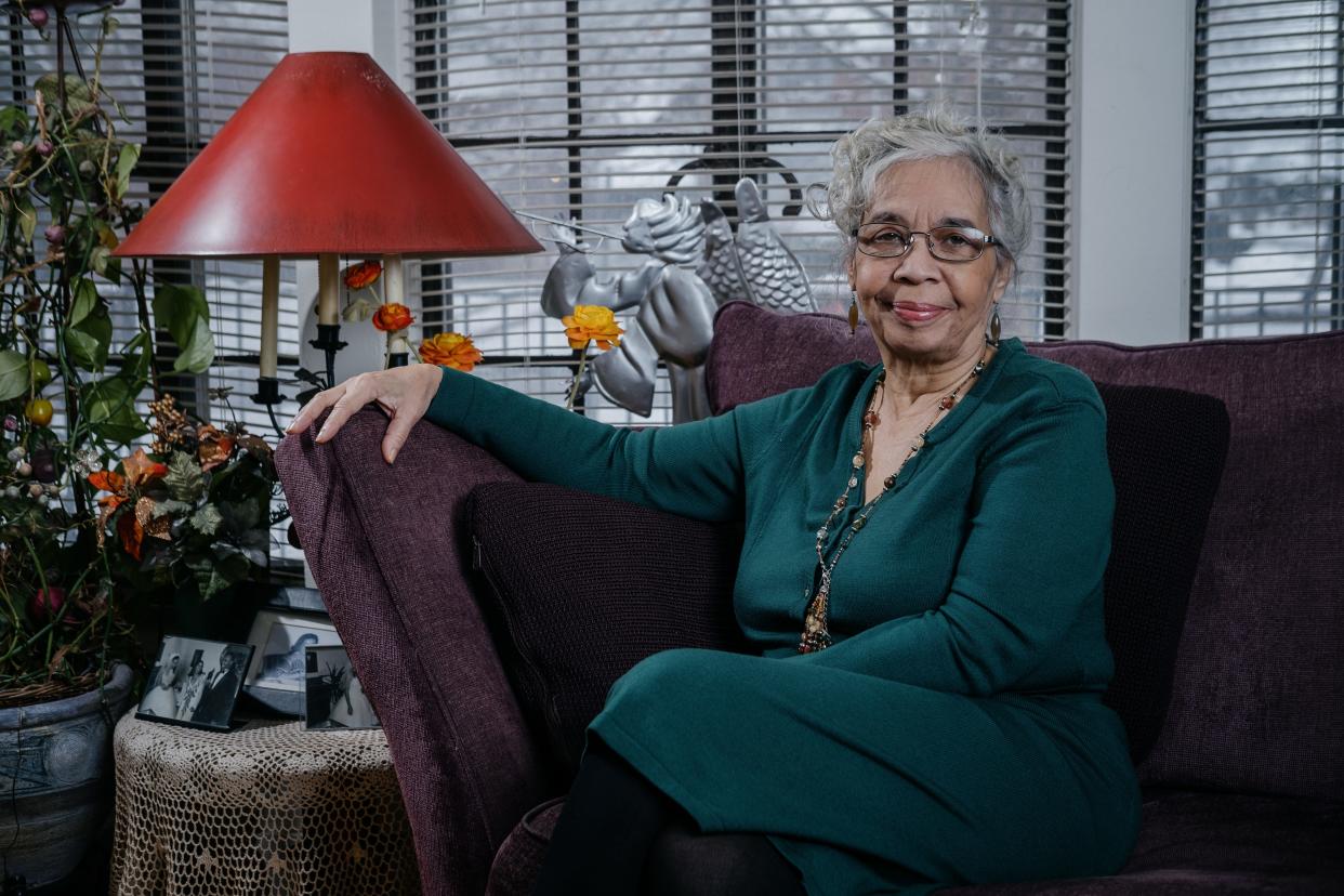 Award-winning poet, essayist, biographer, editor, professor and activist Melba Joyce Boyd at her home on Sunday, Jan. 22. 2023 in Detroit. Boyd has been named the 2023 Kresge Eminent Artist. (Erin Kirkland for Kresge)