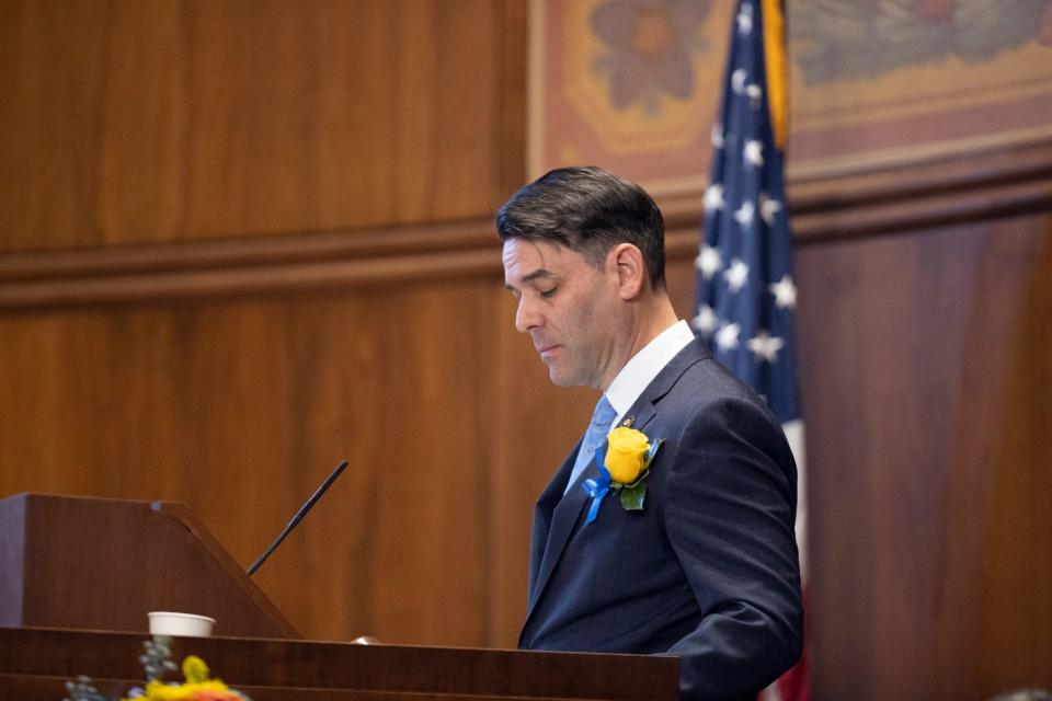 Senate president Rob Wagner, D-Lake Oswego, presides over the Senate for the first time Monday.