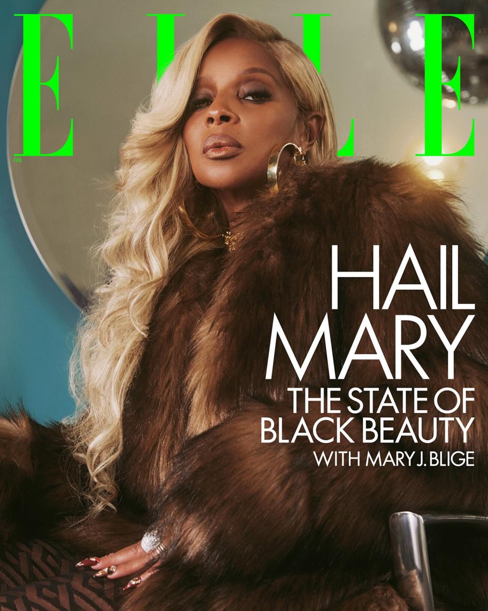 Mary J. Blige Covers ELLE's February 2022 Issue