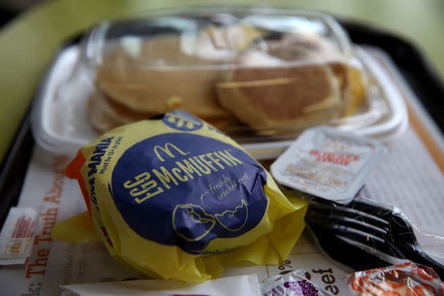 <p>McDonald's</p> McDonald's breakfast options