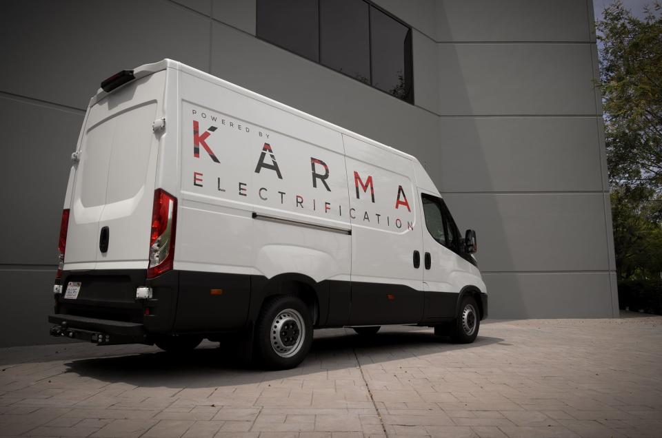 Karma Automotive's E Flex utility van. 9