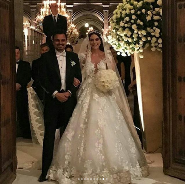 Ximena Navarrete tuvo una boda de ensueño