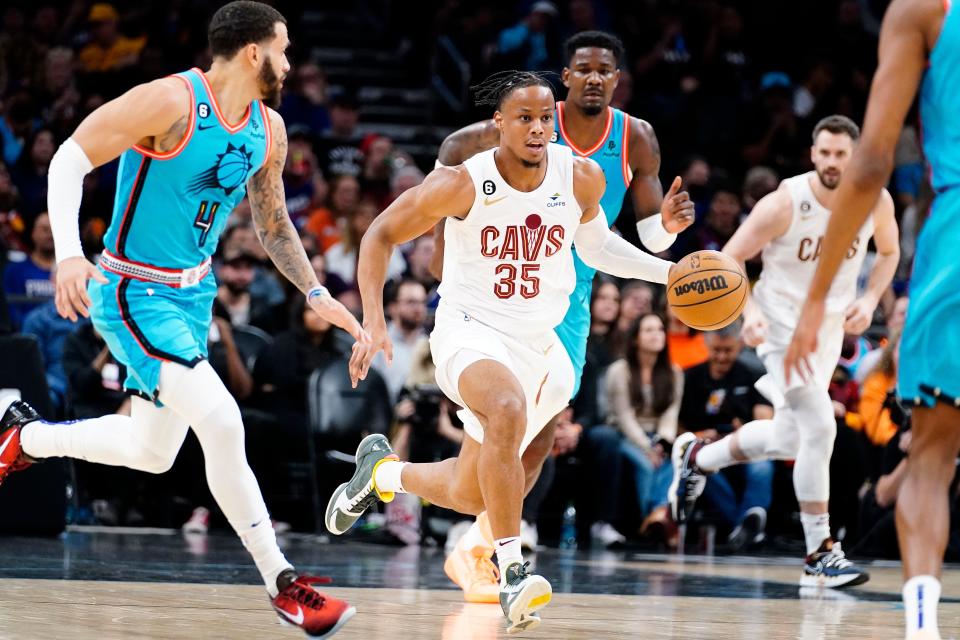 The Phoenix Suns reportedly have trade interest in the Cleveland Cavaliers' Isaac Okoro.