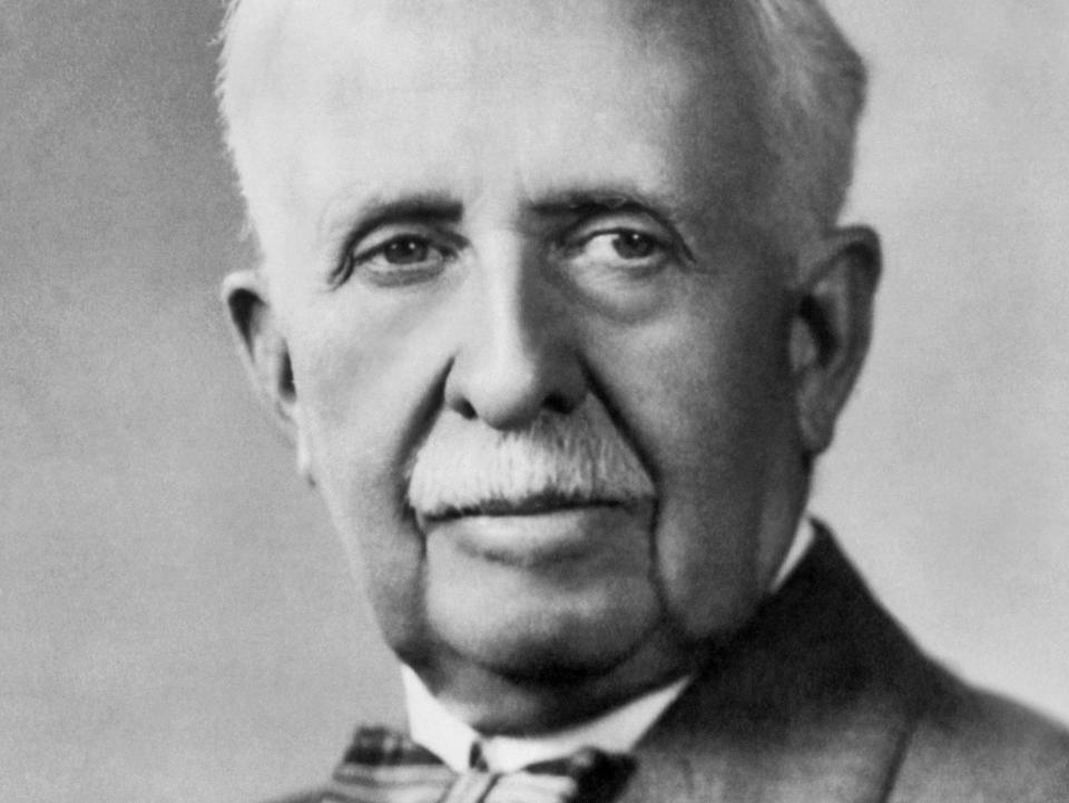 James Cash Penney wearing a suit with a bowtie.