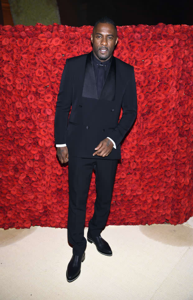 <p>Elba at the 2018 Met Gala in custom Givenchy. Photo: Dimitrios Kambouris/MG18/Getty Images for The Met Museum/Vogue</p>