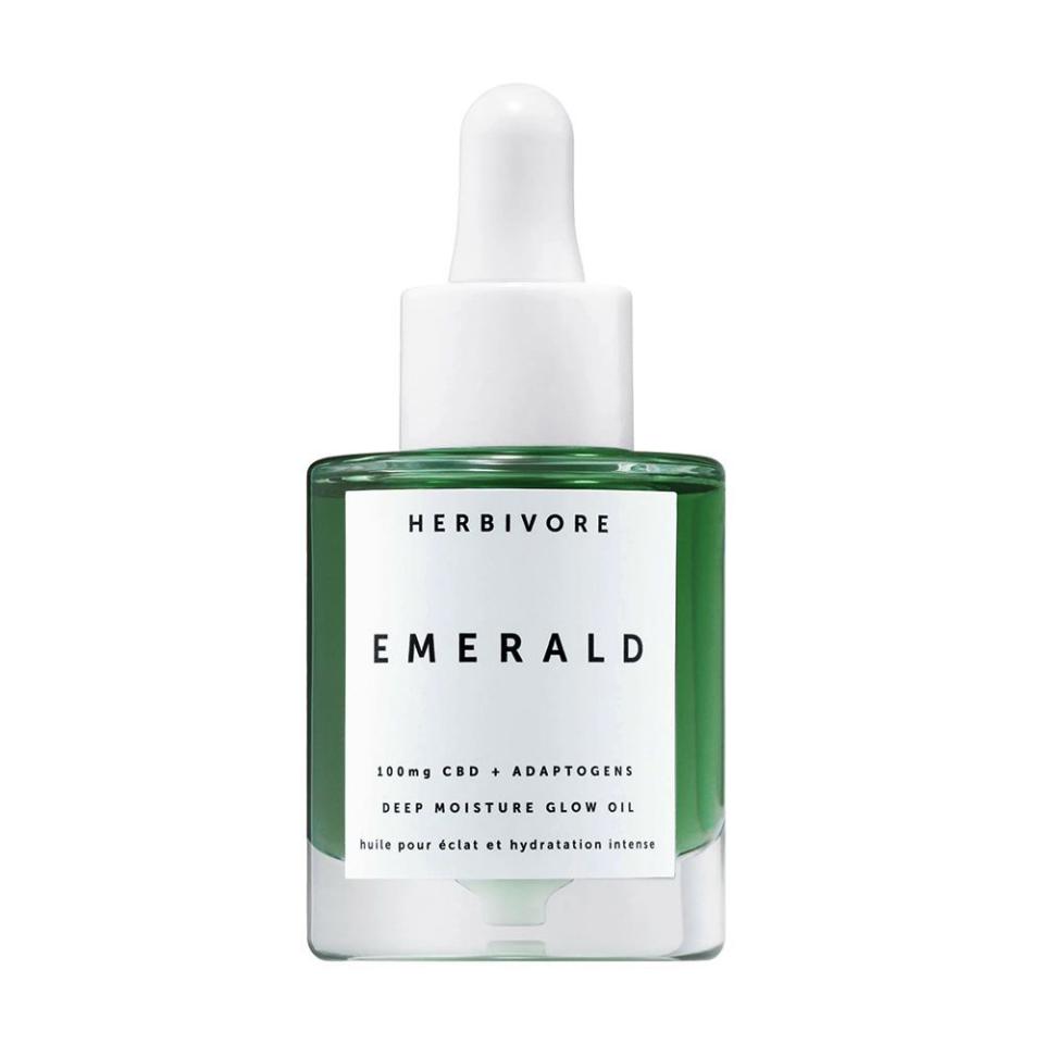 Herbivore Emerald CBD + Adaptogens Deep Moisture Glow Oil