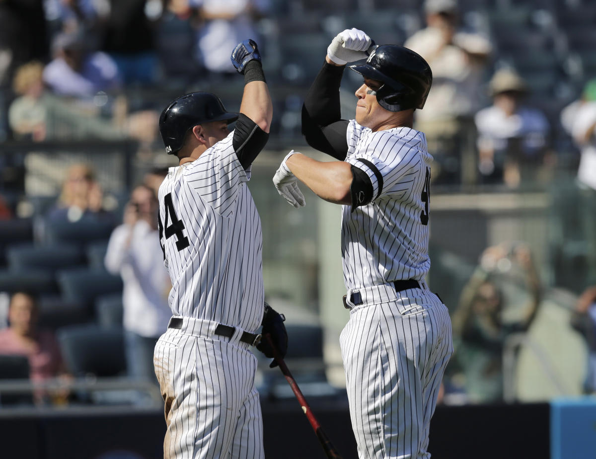 Aaron Judge blasts 50th HR, breaking Mark McGwire's rookie record