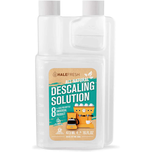 Essential Values Keurig Descaler Universal Descaling Solution for Keurig, Delonghi, Nespresso and All Single Use, Coffee Pot & Espresso Machines - 4 count, 8 fl oz each